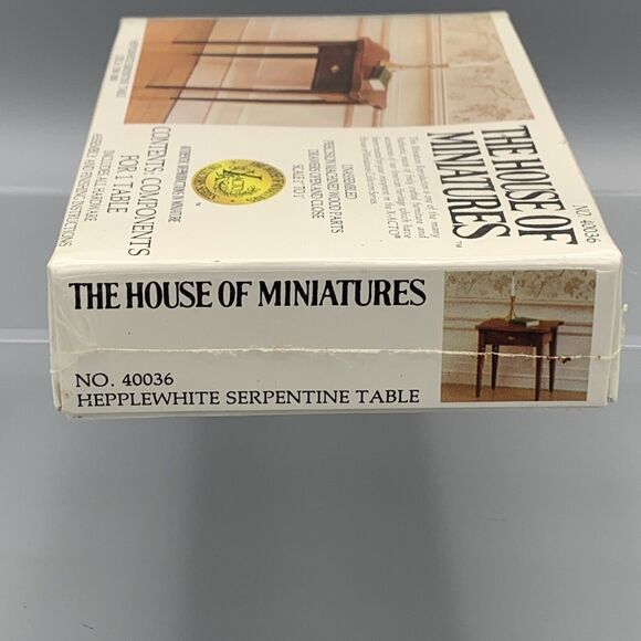 The House of Miniatures 1 Table Dollhouse Kit 40036 X-ACTO Sealed NOS Side Table - Picture 6 of 10